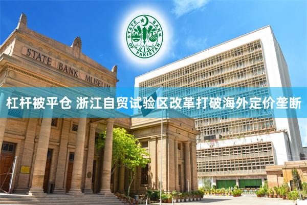 杠杆被平仓 浙江自贸试验区改革打破海外定价垄断