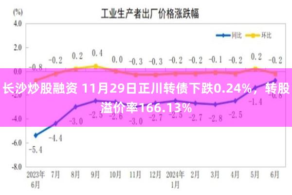 长沙炒股融资 11月29日正川转债下跌0.24%，转股溢价率166.13%